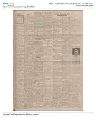 Western Daily Press, 6 December 1930, Welsh Trial Player Joins Salford